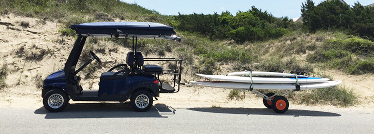 Quick Connect Golf Cart Accessories & Stand up Paddle Board Carts